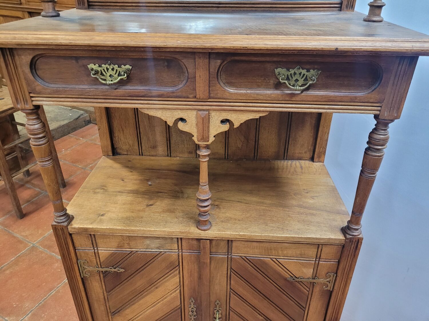 Walnut service furniture