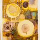 Set of 7 watercolour paintings signed B. Lévêque "Travel Notebook"