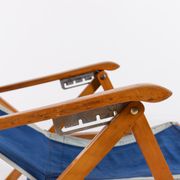 Italian foldable chaise longue by Fratelli Reguitti 1960