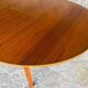 Extendable dining table in teak, butterfly extension by Van Pelt circa 1960.
