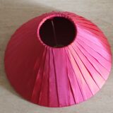 Pink moiré lampshade