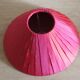 Pink moiré lampshade