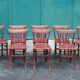 Lot of 8 bistro chairs