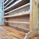Antique sideboard, solid wood farmhouse furniture.