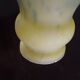 Blue-yellow marbled glass tulip in colochinte - signed