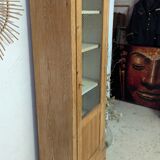 Linen cupboard library display cabinet shabby vintage patina