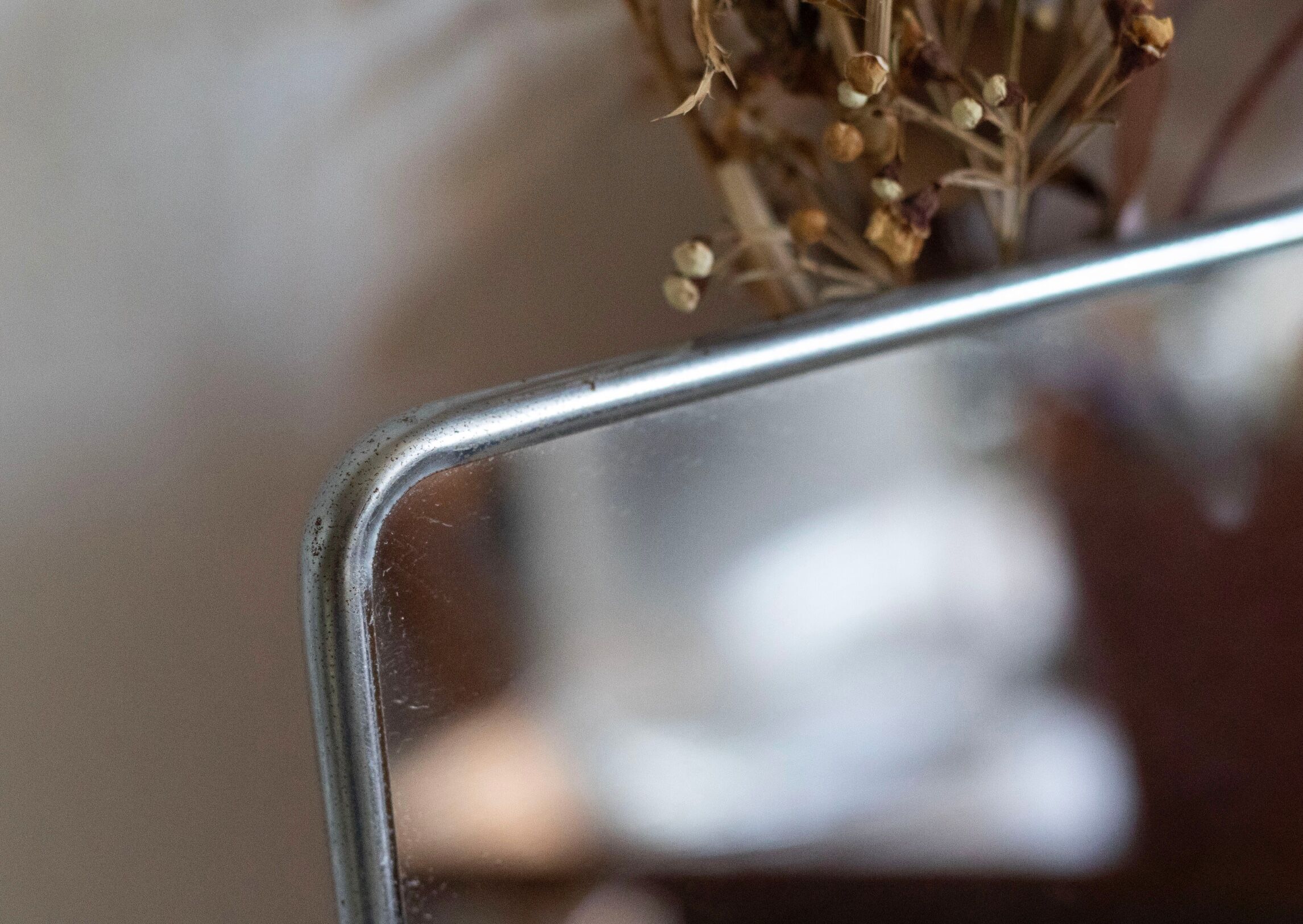 Vintage barber mirror 24*18cm