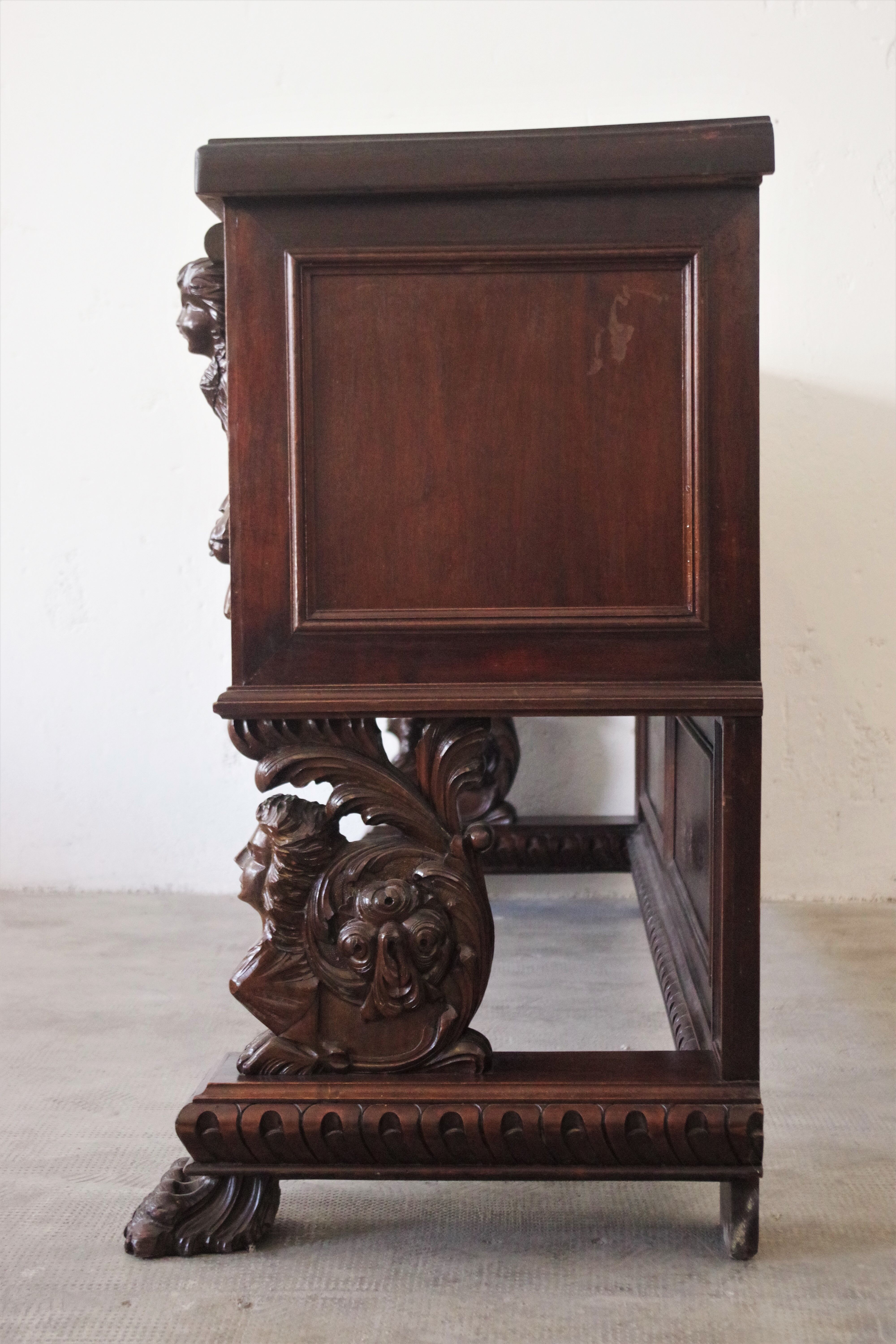 Notary shelf furniture, 1920s, set of 2