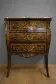 Louis XV style marquetry jump commode – 3 drawers – Marble top
