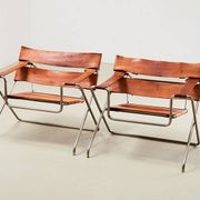 Marcel Breuer Pair of D4 Folding Chairs for Tecta Germany 1926/1970s
