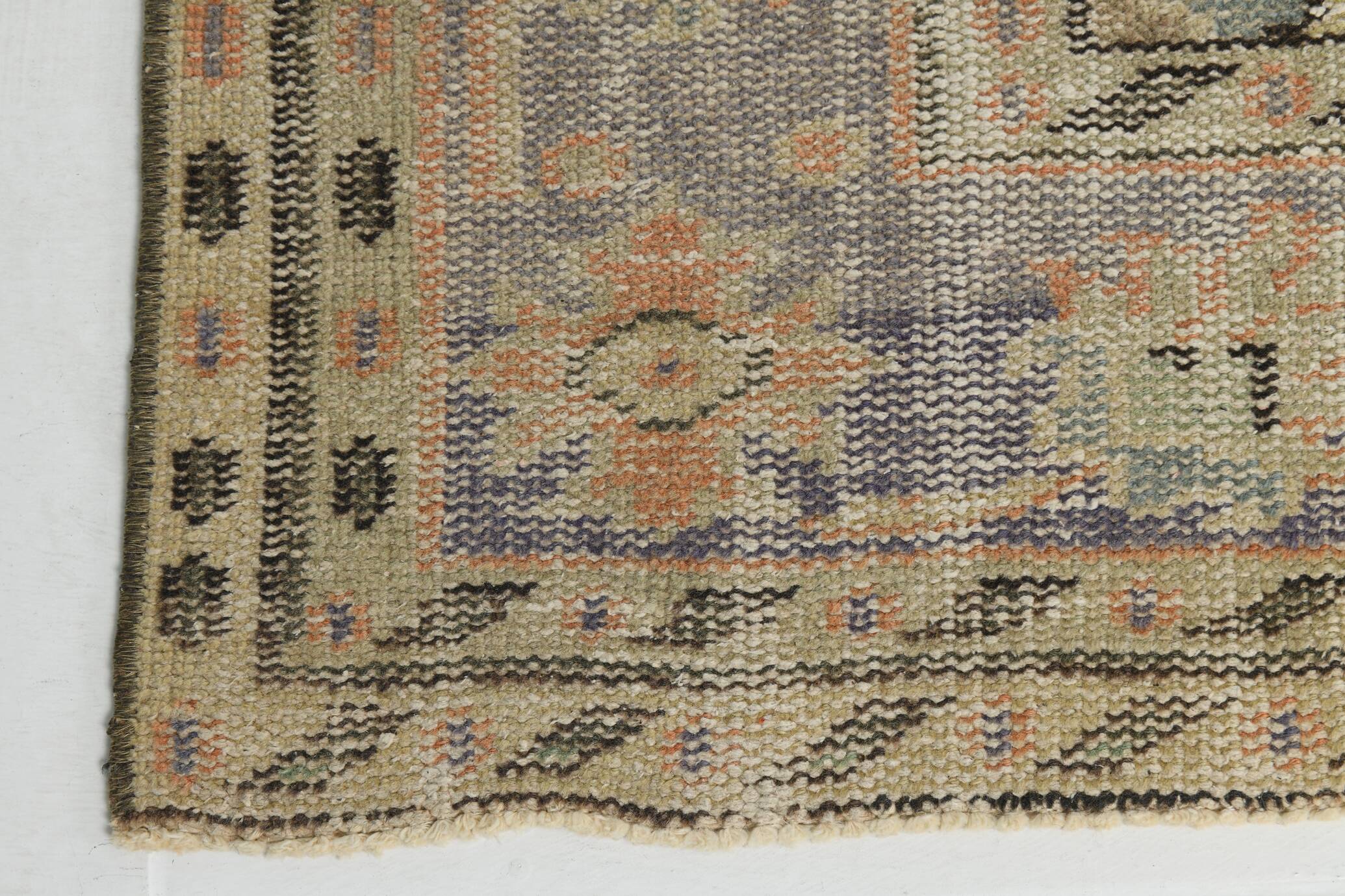 6x9 Peach & Cream Oriental Style Pattern Vintage Rug, 188x288Cm