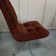 Set 6 chaises baquet velours chrome années 70