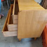 Commode années 60 pieds compas
