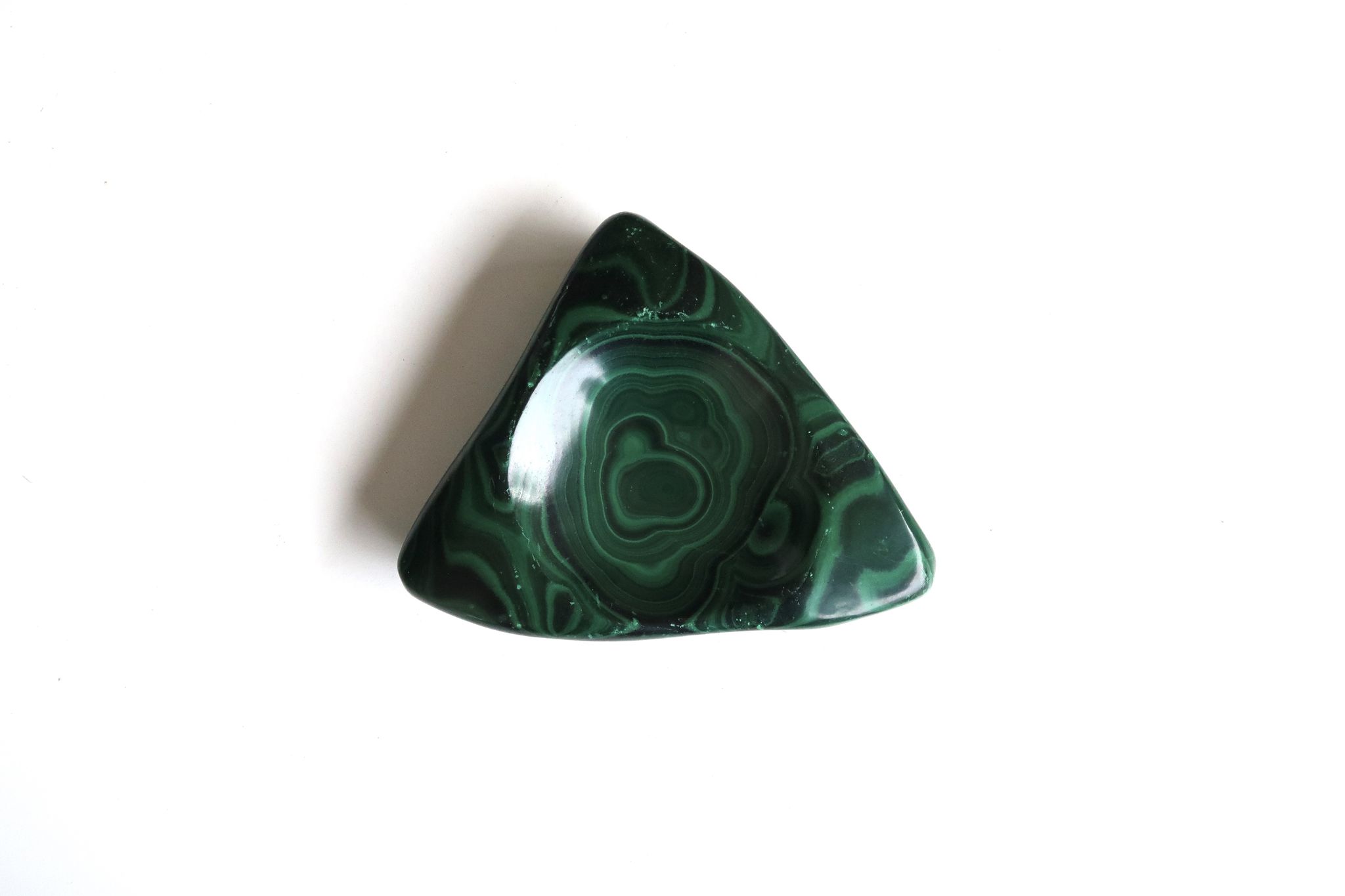 Vide poche en malachite, années 70