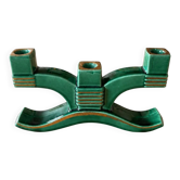 Art Deco ceramic candle holders