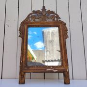 Miroir en bois doré et stuc, style Louis XVI, XIXème