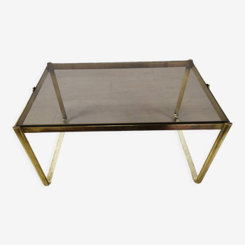 Golden sofa end table