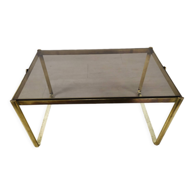 Table bout de canapé doré