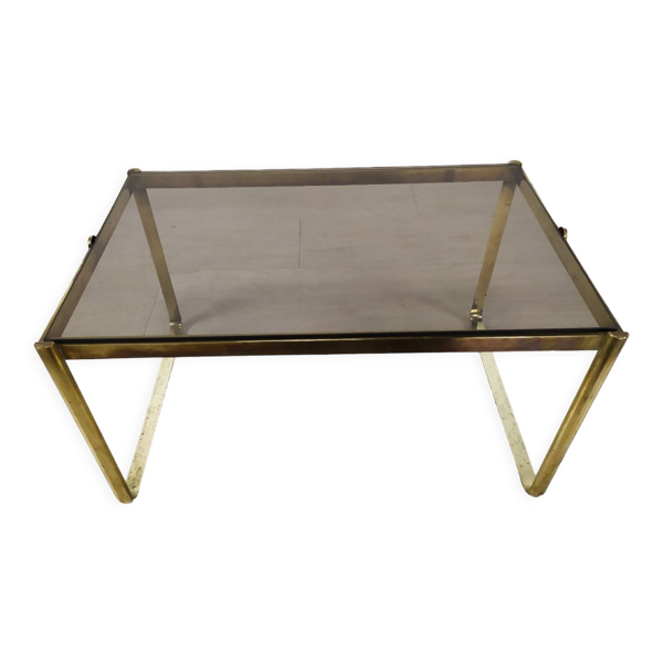 Table bout de canapé doré