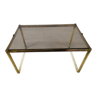 Golden sofa end table