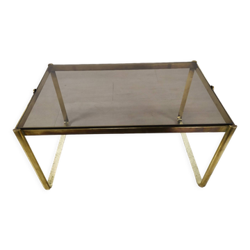 Golden sofa end table