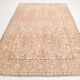 6x9 dusty pink wool persian rug 287x192cm