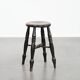 English antique Windsor stool from the 18th century with character