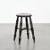 English antique Windsor stool from the 18th century with character