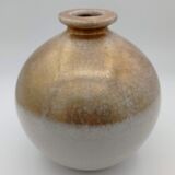 Gold ceramic lamp- Art Deco