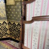 Louis XVI style upholstered bed