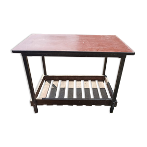 Table en formica établi