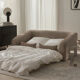 2-seater convertible sofa bed Westing model Eliot in fabric
