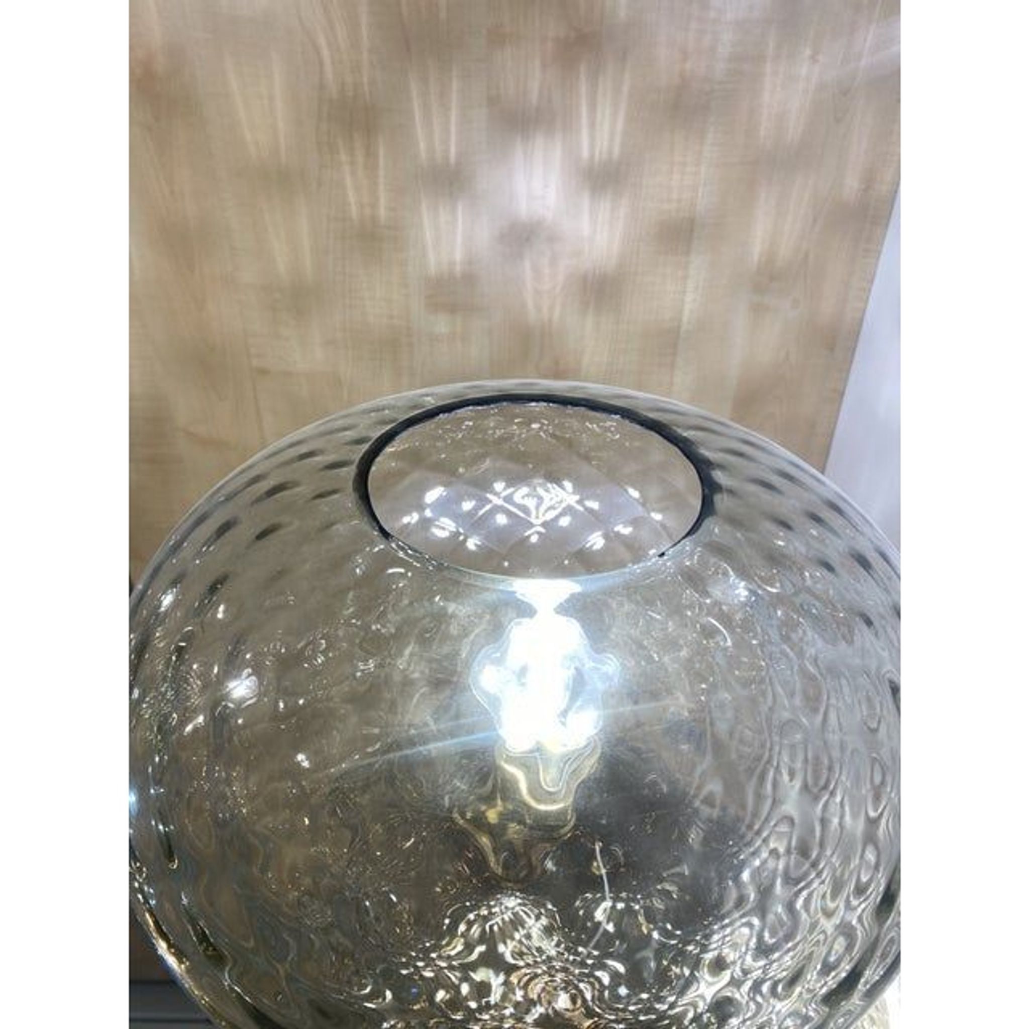 Contemporary "Ballotton" Fumè and Grey Murano Glass Floor Lamp