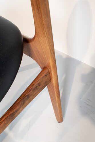 Chaises par Erik Buch, ensemble de 6