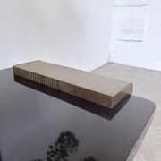 Art Deco coffee table in lacquer and brass