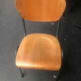 Vintage chair wood metal