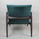 Fauteuil en velours vintage par Edmund Homa années 1970