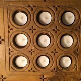 Carved candle holder "Pierre de Jaisalmer"