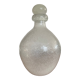 Vintage carafe blown bubble glass 70s