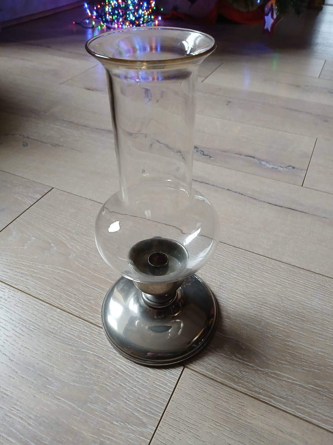 Antique candlestick/tealight holder