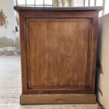 XXL solid oak counter sideboard