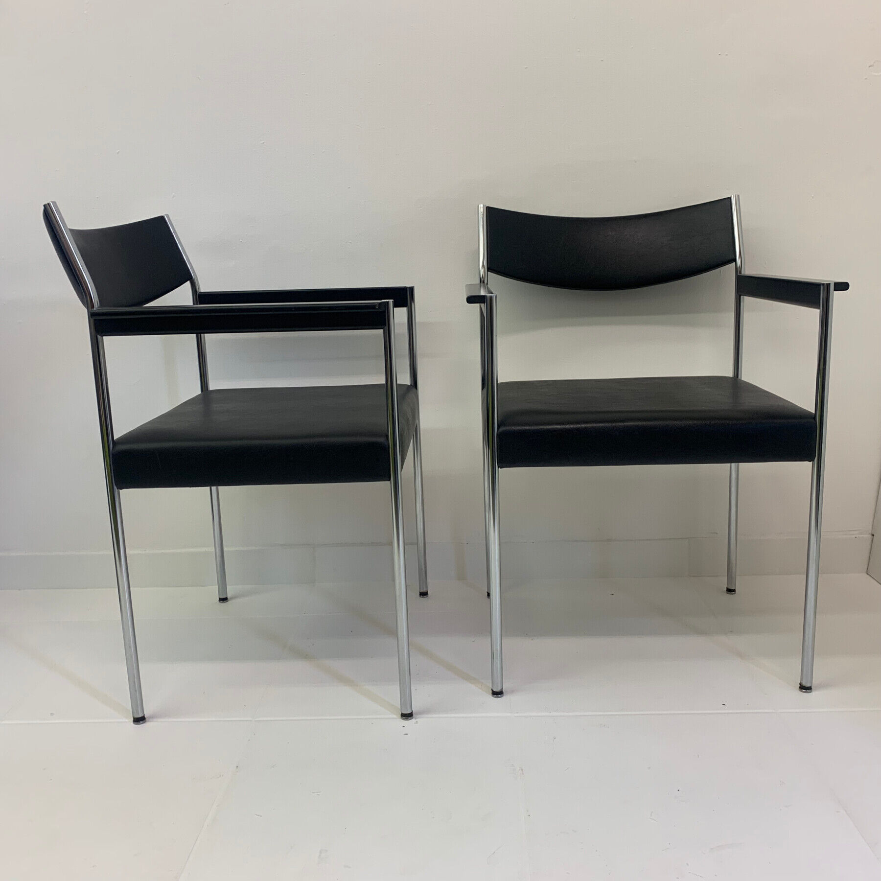 Set of 2 armchairs by Edlef Bandixen for Kusch + co 1970