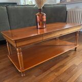 Cherry wood coffee table from the 80s