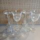 4 antique stemmed glasses