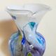 Vase glass paste of the glassmakers of Maure Vieil Mick and Bob Le Bleïs 80s