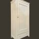 Bonnetière ancienne en bois peint