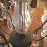 Bronze chandelier and tassels