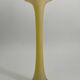 Vintage vase in yellow glass paste