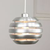 Vintage Italian Aluminum Beehive Pendant Lamp, 80s