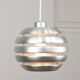 Vintage Italian Aluminum Beehive Pendant Lamp, 80s